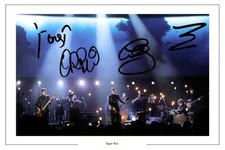 SIGUR ROS FULL GROUP SIGNED PHOTO PRINT AUTOGRAPH TAKK VALTARI KVEIKUR