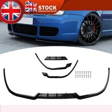 GLOSSY BLACK FRONT BUMPER LIP