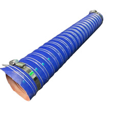 Land Rover Series 3  - Heater Air-intake Hose  346999 Black & 2 Clips Blue