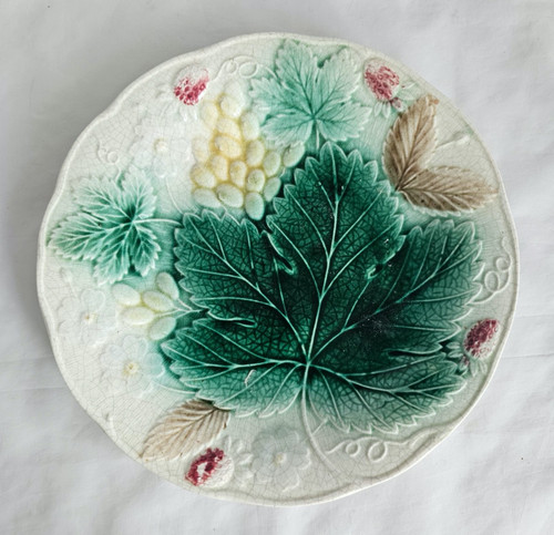 Lovely majolica french 19th - majolica,