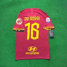 De Rossi 19-20 AS Roma Home Jersey Seria A Soccer Jersey