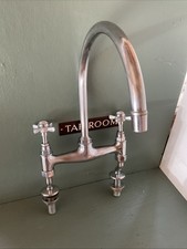 Refurbished  antique style Chrome Bridge Tap  - Great Quality R3