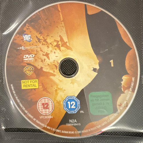 Batman begins dvd - , christian