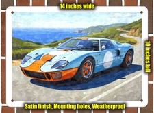 Metal Sign - 1966 Ford GT40 MK