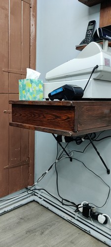 Small reception desk rustic - desk,