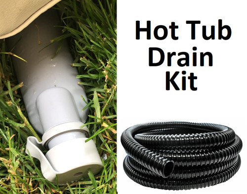 Hot tub drain - tube, tubing
