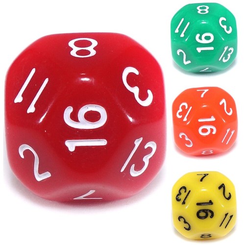Round d16 dice - d16,