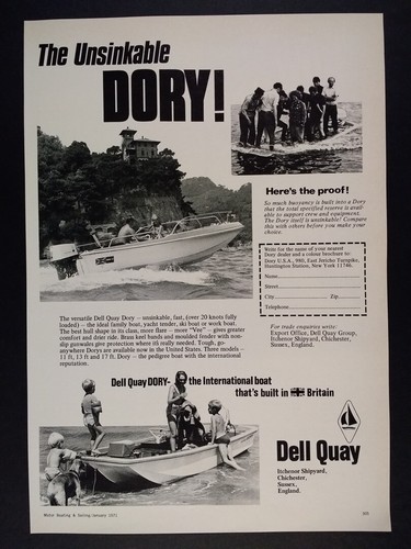 1971 dell quay dory - quay, boat