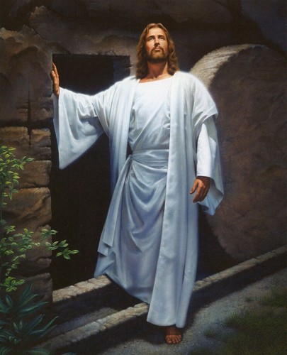 Jesus christ resurrection 8x10 - christ,