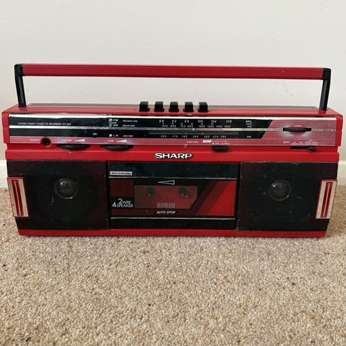 Vintage sharp 242e red - vintage,