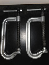 2 Pack C Clamps Bessey 150 X 75  6 Inch X 3inch Fast Post Out