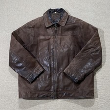 Vintage Leather Jacket Mens