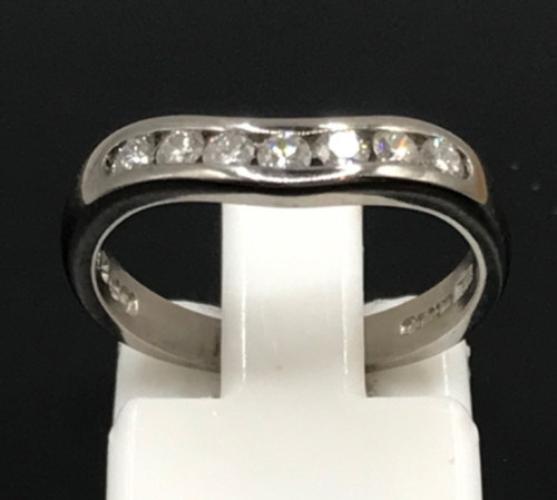 Diamond wishbone ring - wishbone, 18ct
