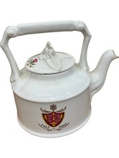 Price Kensington Potteries Golden Jubilee Teapot White Floral Design