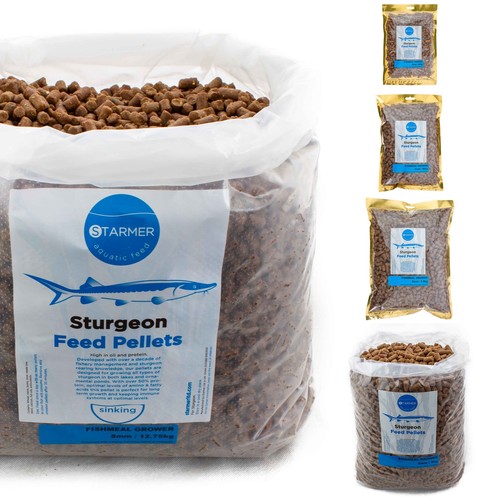 8mm sturgeon grower pond feed - grower,