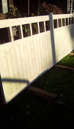 Wooden driveway gates - wooden,