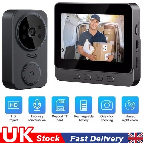 Smart wireless video doorbell - wireless,