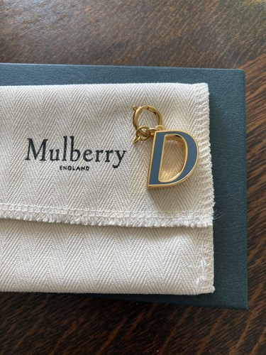 Mulberry gold and blue key - gold,