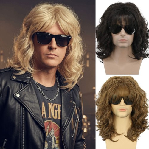 Punk men wig retro - men,