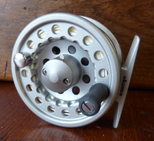 Quality Okuma SLV 23 Multi Disc Drag Fly reel complete with Floating Line-super