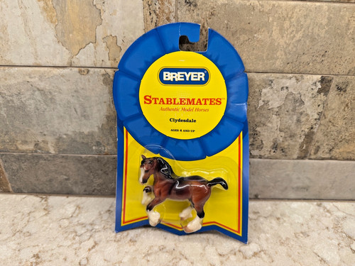 Breyer stablemates clydesdale - stablemates,