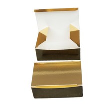 CYO Gold Business Card Tuck Boxes | 30 Pack | Made in the UK | For Gift