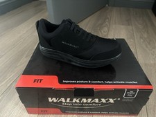 JML Walkmaxx Supportive Posture Improving Toning Black Trainers Shoes Size UK3.5