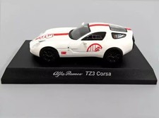 1/64 Scale Alfa Romeo TZ3 Corsa White Miniature Car Limited Edition