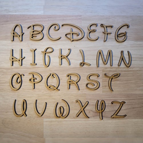 Large wooden letters mdf - large,