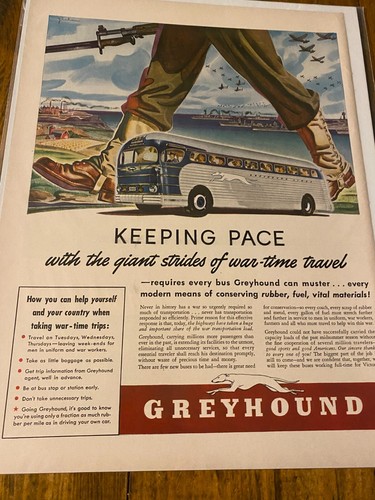 Vintage 1942 greyhound bus - greyhound,
