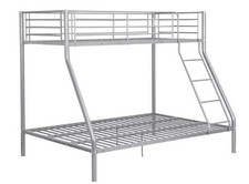 Palmdale Metal Triple Sleeper Bunk Bed – 3FT Single / 4FT6 Double – Strong & Dur