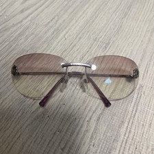 CHANEL Rimless Sunglasses Purple Camellia 4084 c.124/8D 62 15 120