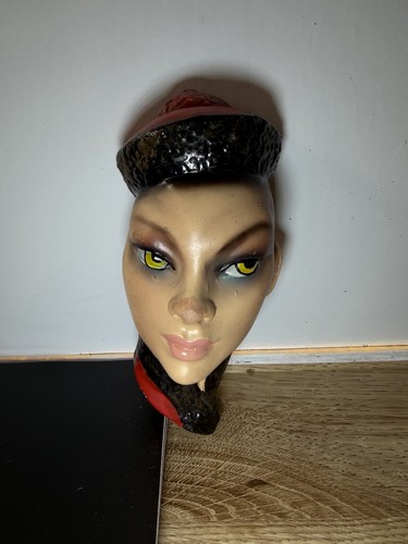 Vintage herculite hand - hand, painted
