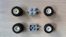 LEGO  Wheel Tires and Axles Pack  X10 as Pictured