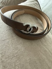 Chanel Leather Suede Belt