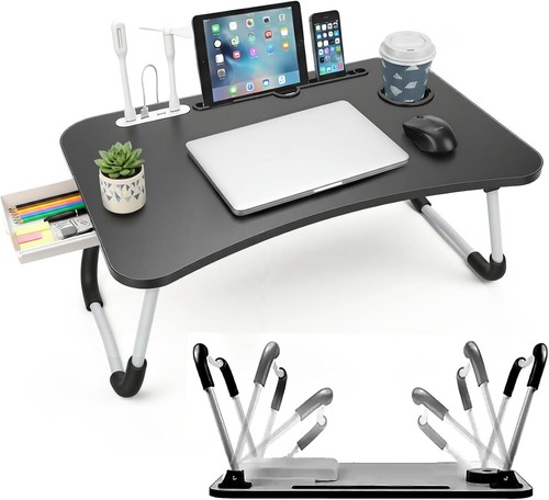 Folding laptop table stand bed - folding,