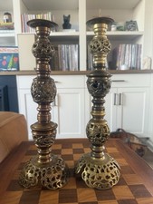 Vintage Set of 2 Tall Solid