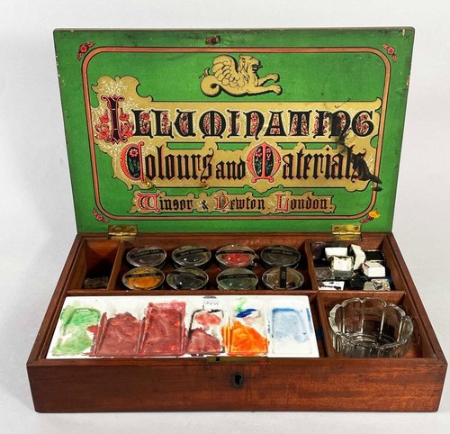 Antique watercolour paint - watercolour, box