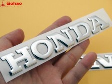 New 16cm Silver Gas Tank Badge Fairing Decal for Honda CB CBR CBF RC CBX PCX CTX