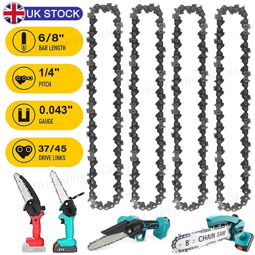 4pc chainsaw saw chain - 6",