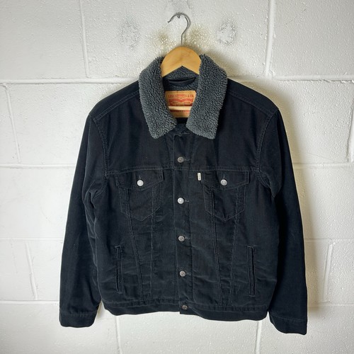 Levis jacket mens medium black - levis,