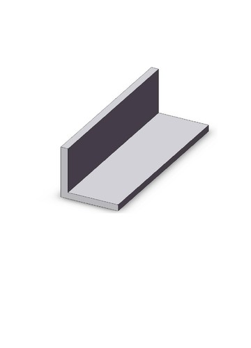 Aluminium angle section 30mm - section,
