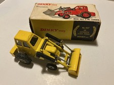 Dinky Toys Original Die-cast #437 MUIR HILL Tractor  Loader Boxed  EX-G