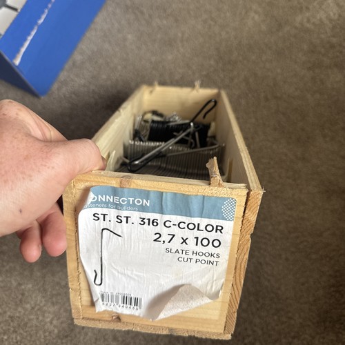 Slate roofing hooks x - hooks, 2.7