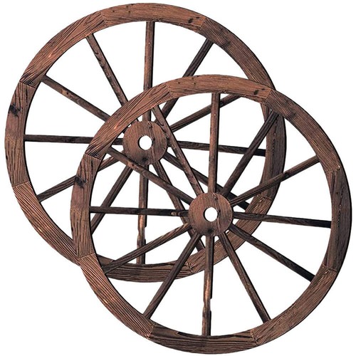 Pieces wooden wagon - 2,