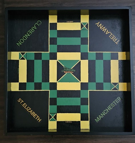 Handmade jamaican ludo board - jamaican,
