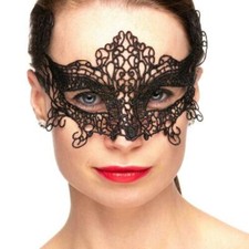 Mask BLACK LACE Masquerade Eye