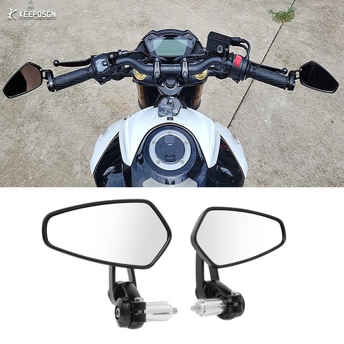 Pair 22mm bar end mirrors - 7/8",