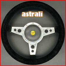 13" Alcantara Classic Sports Mini Steering Wheel & Boss Kit -  with Horn Push