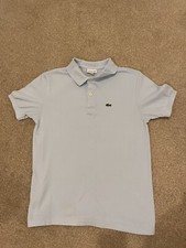 Blue lacoste polo shirt